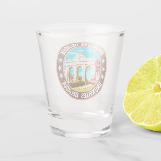 Brüssel Schnapsglas (Rückseite)