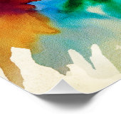 Brüssel Skyline Poster (Ecke)