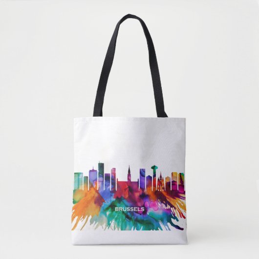 Brüssel Skyline Tasche (Vorderseite)