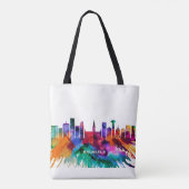 Brüssel Skyline Tasche (Rückseite)