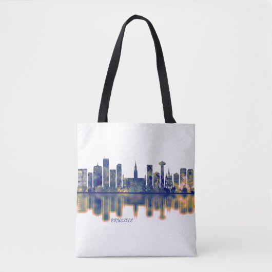 Brüssel Skyline Tasche (Vorderseite)