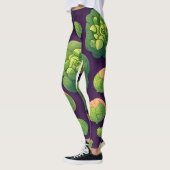 Brüssel sprossen Retro Personalisiertes Muster Leggings (Links)