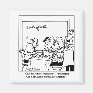 Brussel-Sprout-Befall Magnet