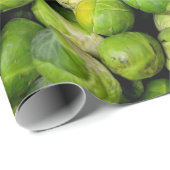 Brussel Sprouts Grüner Gemüsespass Geschenkpapier (Rolleneckpunkt)
