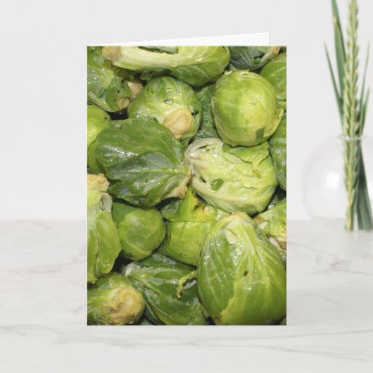 Brussel Sprouts Karte (Vorderseite)