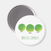 Brüssel Sprouts | Magnet (Vorderseite/Rückseite)