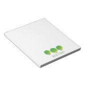 Brüssel Sprouts | Notepad Notizblock (angewinkelt)