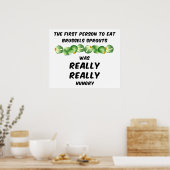 Brüssel Sprouts Poster (Küche)