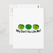 Brussel Sprouts Postkarte (Vorne/Hinten)