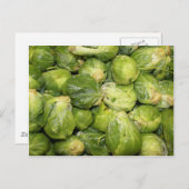 Brussel Sprouts Postkarte (Vorne/Hinten)