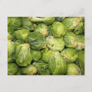 Brussel Sprouts Postkarte
