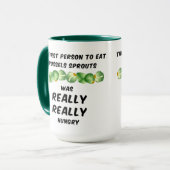 Brüssel Sprouts Tasse (Vorderseite Links)