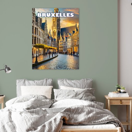 Brüssel, Stadt der Gegensätze und Reize Poster