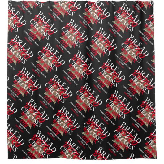 BRÜSSEL UND KREISE BISTRO NEW YORK CITY DUSCHVORHANG (Vorderseite)