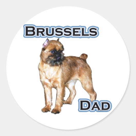 Brüssel Vater 4 - Aufkleber (Vorderseite)
