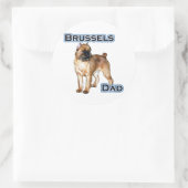 Brüssel Vater 4 - Aufkleber (Tasche)