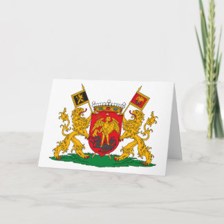 Brüssel-Wappen Gruß-Karte Karte