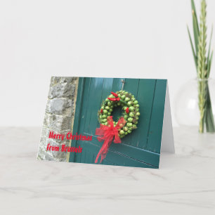 Brüssel-Weihnachtskarte Feiertagskarte