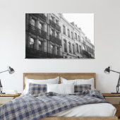 Brüsseler Architektur Leinwanddruck (Insitu (Schlafzimmer))