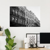 Brüsseler Architektur Poster (Heimbüro)