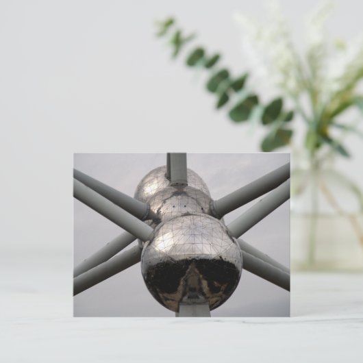Brüsseler Atomium Postkarte (Stehend Vorderseite)
