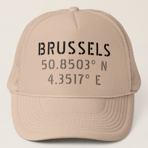 Brüsseler Breitengrad Truckerkappe