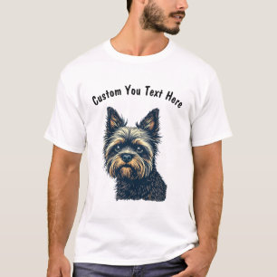 Brüsseler Griffon Dog individuell anpassbar T-Shirt
