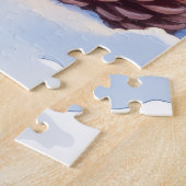 Brüsseler Griffon-Frostfenster-Weihnachtskunst Puzzle (Seite)