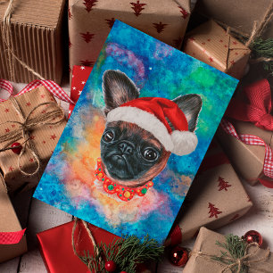 Brüsseler Griffon-Hunderasse Weihnachten