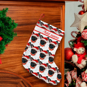 Brüsseler Griffon-Hundezucht Weihnachten Kleiner Weihnachtsstrumpf