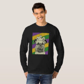Brüsseler Griffon Narr Mardi Gras Hunde-Mama oder T-Shirt (Vorne ganz)