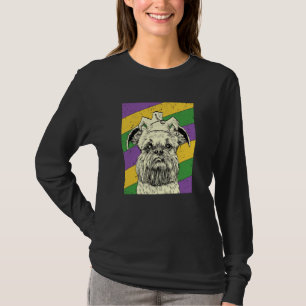 Brüsseler Griffon Narr Mardi Gras Hundemama oder - T-Shirt