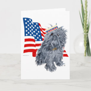 Brüsseler Griffon Patriotisch Karte