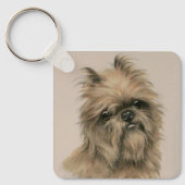 Brüsseler Griffon Schlüsselanhänger (Vorderseite)