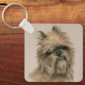 Brüsseler Griffon Schlüsselanhänger (Vorderseite)