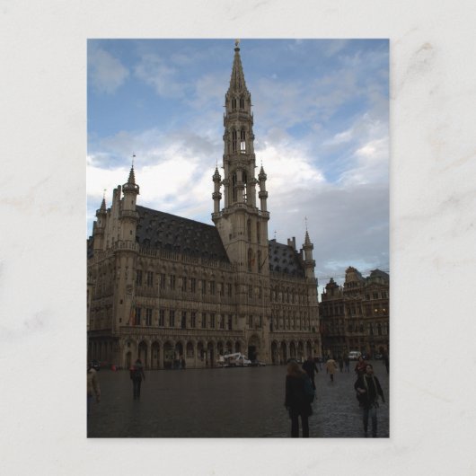 Brüsseler Rathaus Postkarte (Vorderseite)