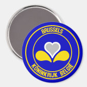 Brüsseler RundEmblem Magnet (Vorderseite/Rückseite)