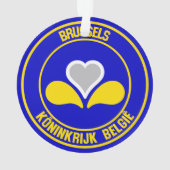 Brüsseler RundEmblem Ornament (Rückseite)