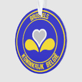 Brüsseler RundEmblem Ornament (Vorderseite)