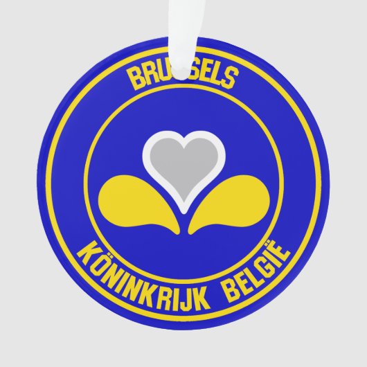 Brüsseler RundEmblem Ornament (Vorderseite)