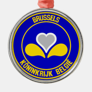Brüsseler RundEmblem Ornament Aus Metall