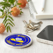 Brüsseler RundEmblem Schlüsselanhänger (Seite)