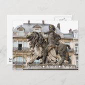 Brüsseler Statue Postkarte (Vorne/Hinten)