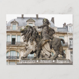 Brüsseler Statue Postkarte