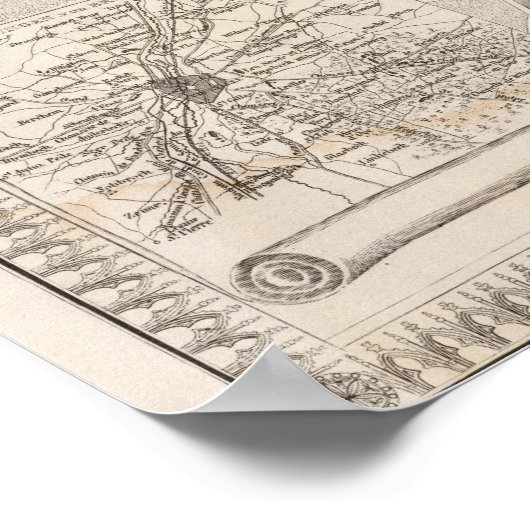 Brussels and Belgium Poster (Ecke)