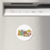 Brussels, Belgium Famous City Magnet (In Situ (Geschirrspüler))