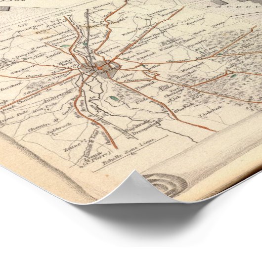 Brussels Bruxelles Poster (Ecke)