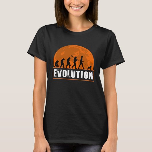 Brussels Griffon Dog Human Evolution for Men Wome T-Shirt (Vorderseite)