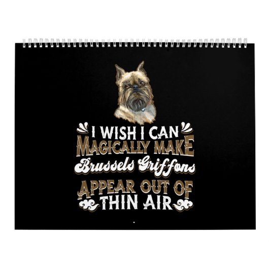 Brussels Griffon Dogs Kalender (Titelbild)