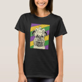Brussels Griffon Jester Mardi Gras Dog Mom or Dad T-Shirt (Vorderseite)